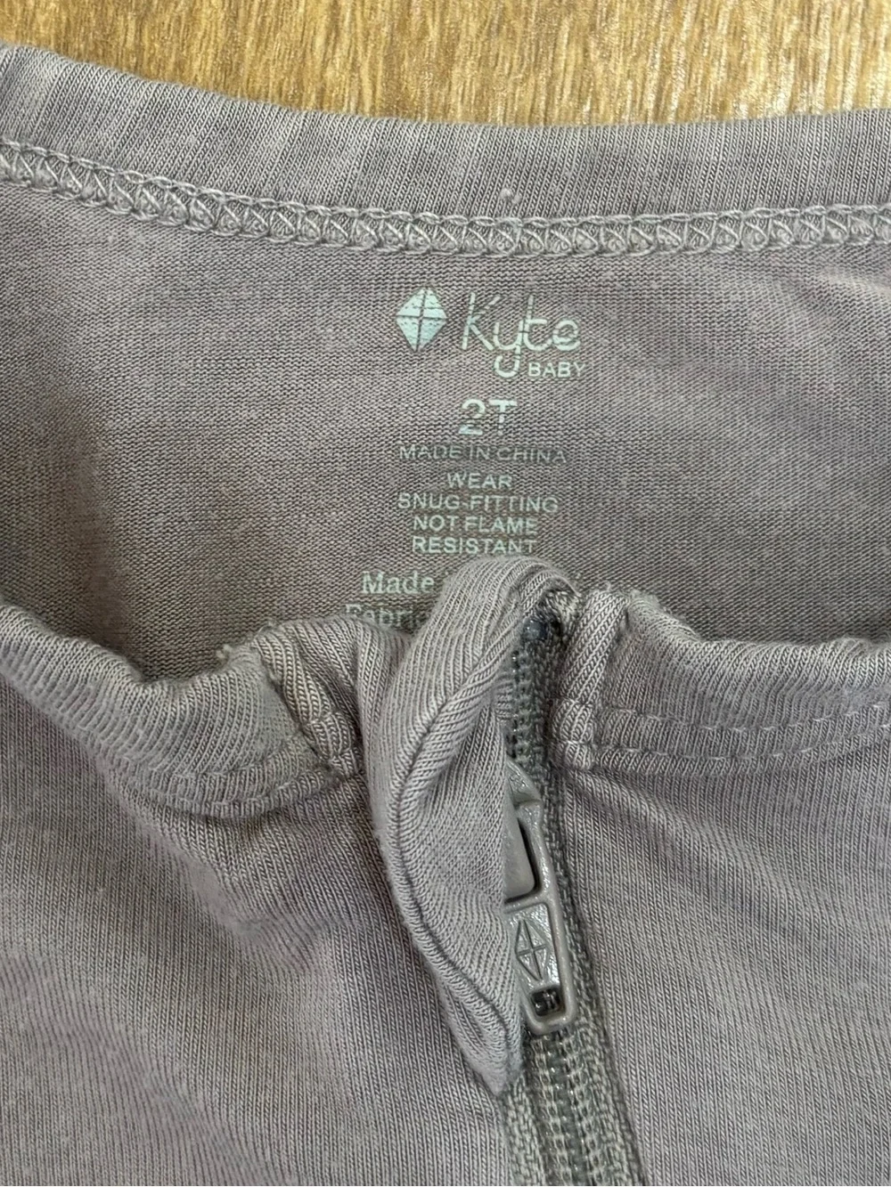 Kyte Baby Bamboo Zip Onesie 2T